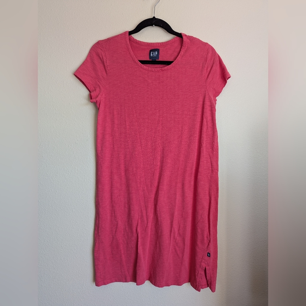 GAP Pink Cap Sleeve Casual Dress Size M
